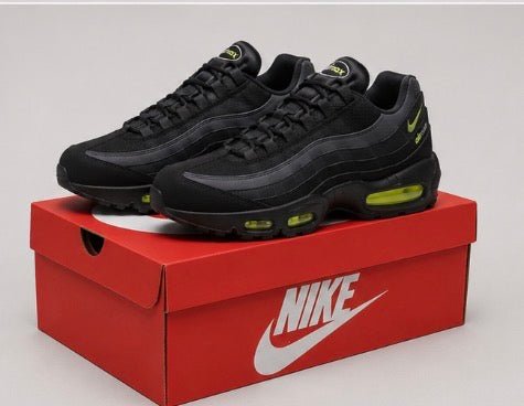 Nike Air Max 95 “Retro Logo” – Black / Dark Smoke Grey / Volt