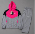 Nike Miler / Windrunner Woven Tracksuit – Playful Pink / Black / Cool Grey