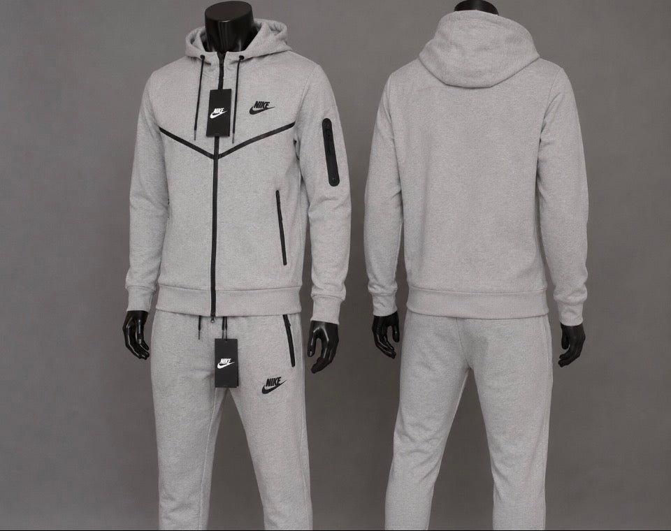 Nike Tech Fleece Windrunner Tracksuit – Grey