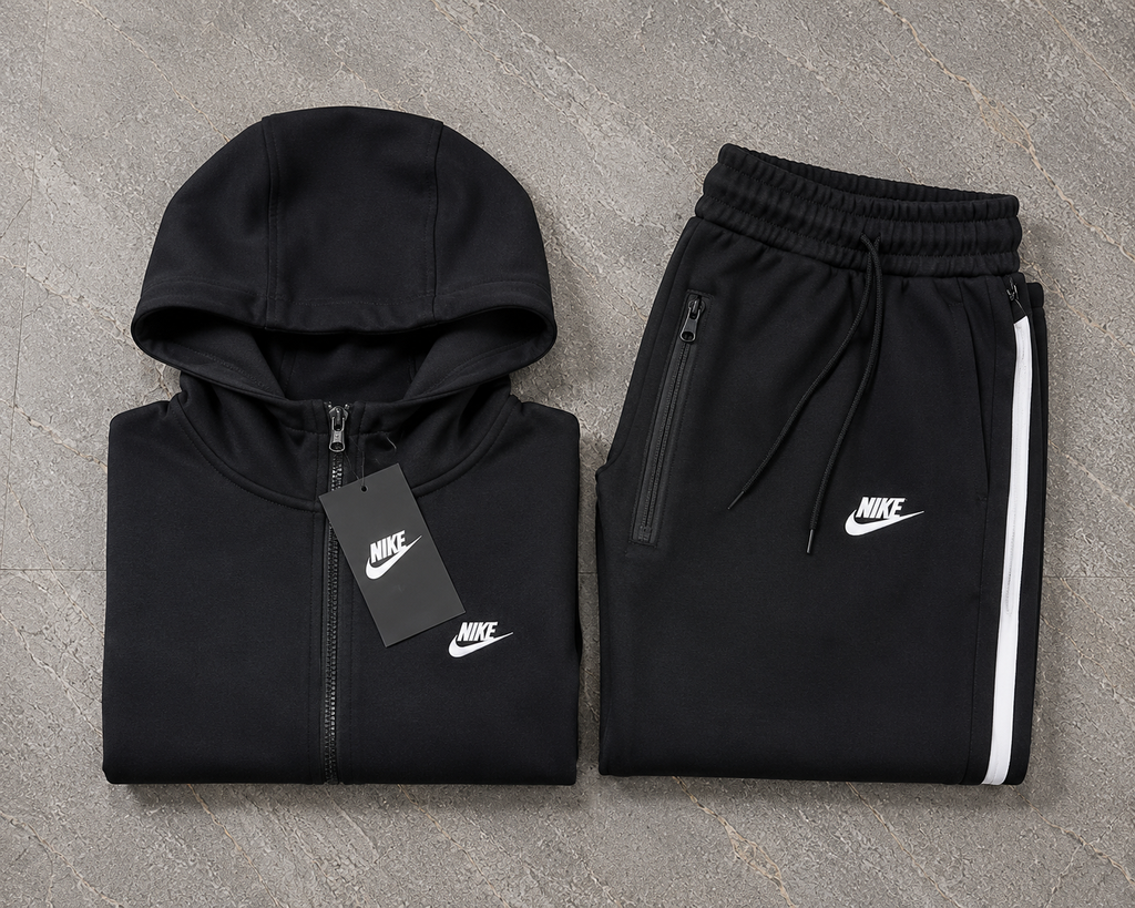 Nike Tech Fleece Windrunner Tracksuit – Black