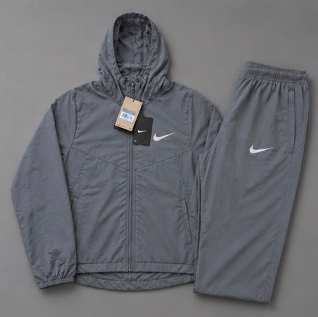 Nike Repel Miler Windrunner Tracksuit – Smoke Grey / White
