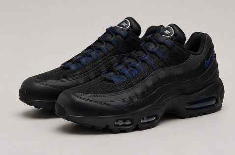 Nike Air Max 95 Essential – Black / Game Royal (Imperial Blue)