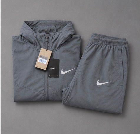 Nike Repel Miler Windrunner Tracksuit – Smoke Grey / White